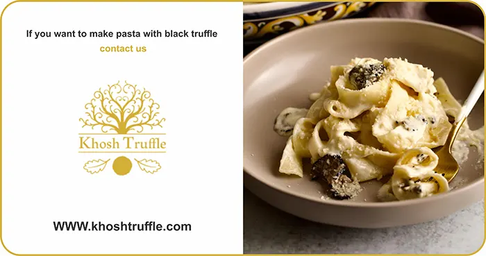 cooking with black truffles and pasta
